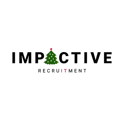 Recruitment start-up christmas logo